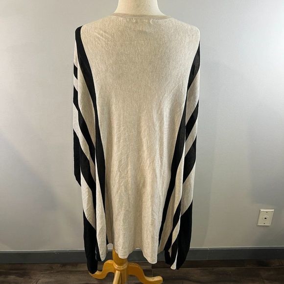 H&M Beige Black Stripe‎ Cardigan (M/L) - Picture 5 of 8